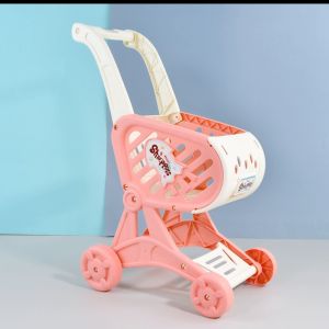 3 years Kids Toys Supermarket Mini Shopping Cart Kids gift Simulation Fruit Cart Children Play House Pretend Game Toy Supermarket Cashier Play set Baby Toys Organizer