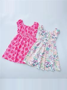 Pure Cotton Girls Dress Smooth Flowing Waist-cinching Princess Dress Suitable for Children Aged 5-16 Casual Spring/autumn Wear