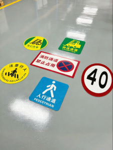 Thickened Waterproof Wear-resistant Self-adhesive Frosted Floor Safety Signs