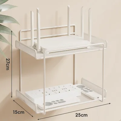 evesigar | No-drilling Wall-mounted Device Organizer Shelf