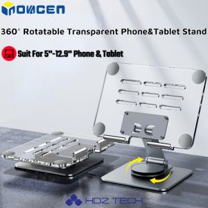 INOVAGEN Phone Holder Tablet Stand 360° RotationFoldable Aluminum Height Adjustable Desk HolderTable Stand Holder For Tablet/Phone from 4.7 to 12.9