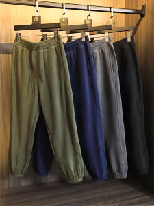 Quần Dài Nam Mùa Đông Dày Dặn Ấm Áp Quần Dài Nam Mùa Thu Đông Quần Dài Thường Ngày Màu Trơn Quần Dài Ống Rộng