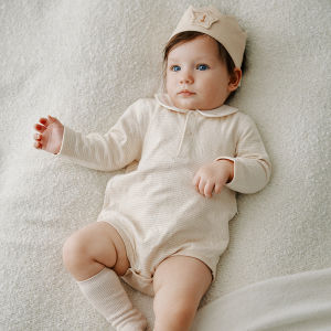 OAK FAMILY | Organic Cotton Long Sleeve Baby Clothes For Boys And Girls Baby Rompers Protective Belly Autumn Pants By Oak Family