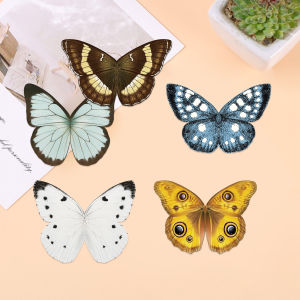 5Pcs Butterfly Magnetic Bookmarks Vintage Book Marker Double Sided Magnetic Page Markers Page Clip Buckles for Book Lover