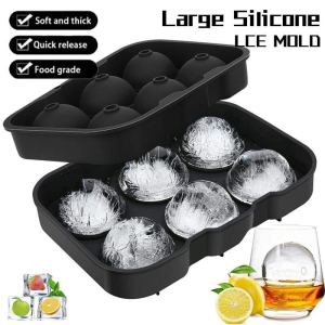 Square Ice Tray Mold / Food Grade Silicone Ice Cube Square Tray Mold / Summer Kitchen Supplies / Reusable DIY Ice Maker Mold / Silicone Ice Cube Container with Lid
