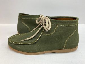 รองเท้าสเปนหนังกลับแท้ 100% ไม่ลื่นพื้นเย็บทุกคู่