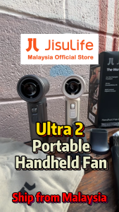 Jisulife Handheld Fan Ultra 2 Ultra2 100 Speed Super Turbo Strong Wind High Quality Portable Powerbank 9000mAh LED Display