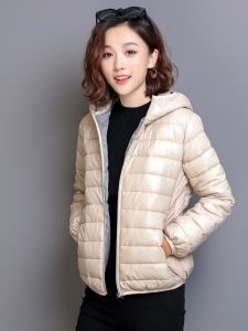 Winter Outwear Womens Cotton-Padded Clothing New Arrival K-style Lightweight down Jacket Womens Short Chic Loose Small Cotton-Padded Jacket Winter Clothing