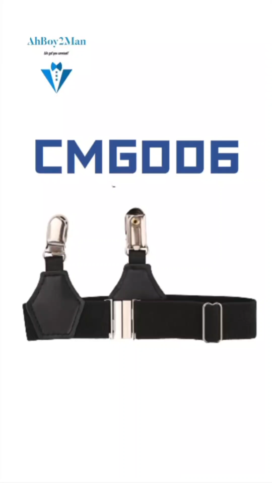 Mens Lifestyle: Nylon Shirt Stay / Socks Suspender Set (CMG006)