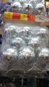 41 ฝาครอบน็อตล้อ รถบรรทุก ครอบดูมล้อ เบอร์ 1 ชุด 8 ฝา พลาสติกเคลือบสี-หัวกลม