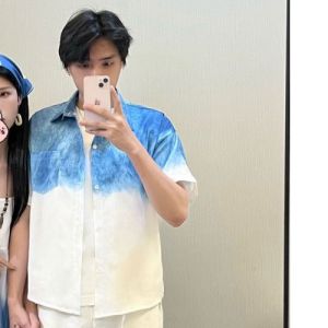 XILANDUO | Bohemian Beach Style Tie-Dye Strap Dress for Vacation