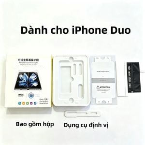 TAOYUNXI | 1/3 Miếng Dán Bảo Vệ Màn Hình Bên Trong TPU HD Hydrogel Cho iPhone 18 Duo Có Thể Gập Lại Điện Thoại Bộ Dụng Cụ Lắp Đặt Dễ Dàng Chống Trầy Xước Độ Nét Cao