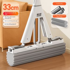 JIESHIBAO | Đầu Chổi Lau Nhà Dùng Khô & Ướt Có Thể Ép Nước