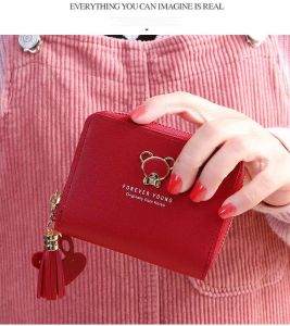 Cartoon Cute Bear Korean Womens Wallet