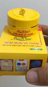 kem mụn và thâm Miss white 12g