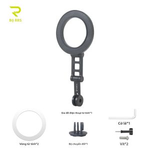 RRSKIT Máy Tập Đạp Xe Trong Nhà Giá Đỡ Điện Thoại Từ Tính Giá Đỡ Máy Tính Xe Đạp Hợp Kim Tương Thích Với GoPro Garmin Để Đạp Xe Trong Nhà
