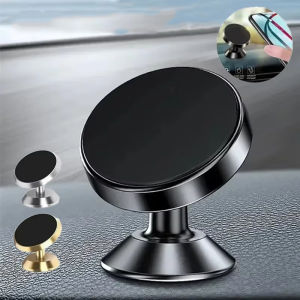 Magnetic Car Phone Holder Smart Phone Holder Magnet Stand Mobile Phone Bracket For iPhone 16 15 14 13 Pro Samsung Xiaomi Huawei