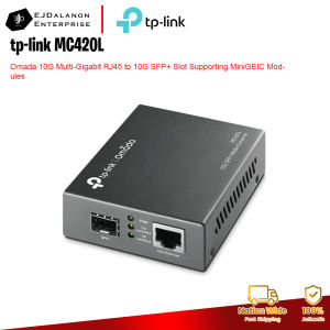tp-link MC420L Omada 10G Multi-Gigabit RJ45 to 10G SFP+ Slot Supporting MiniGBIC Modules | EJDalanon Enterprise