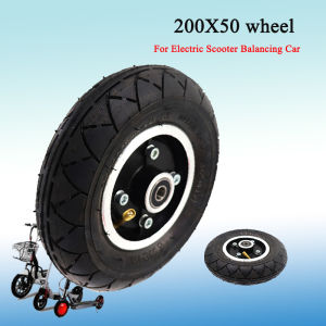 200x50 Tyre Inflation Electric Vehicle Aluminium Alloy Wheel Pneumatic Tire FOR Electric Scooter Tyre Wheel Hub 8" Scooter