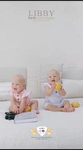 Libby Ivy Ruffle Jumper Motif Libby Baby Romper Baju Bayi Perempuan