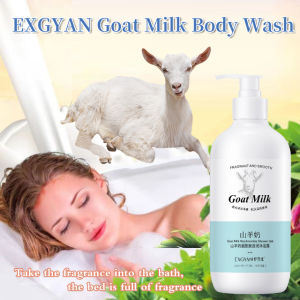Deep Cleansing Whitening Body Wash Exfoliator Niacinamide Shower Gel Smooth Skin Lasting Fragrance Goat Milk Body Wash