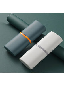 200-300ml Antibacterial Travel Toothbrush Cup Portable Storage Box for Home Camping and Student Daily Use.