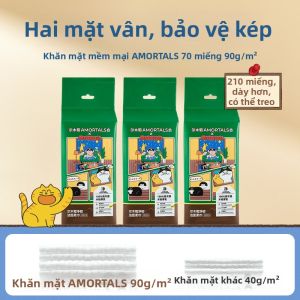 Khăn Lau Mặt AMORTALS Dày Dặn Một Lần Sử Dụng