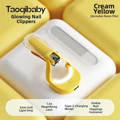 Taoqibaby | Glowing Safety Prevent Pinching Splash Nail Clipper