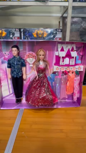 TERUS JAYA TOYS Boneka Sepasang - baju - Pengantin - Boneka Aksesoris