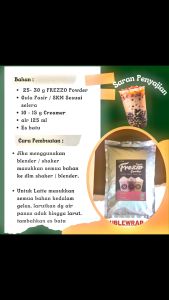 250g FREZZO Powder bubuk minuman / bubuk minuman kekinian / bubuk cappucino / powder drink HALAL