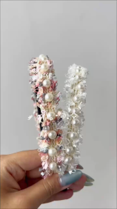 Băng đô hoa ngọc trai phong cách tiểu thư Hàn Quốc Modleaf Mirelle Headband