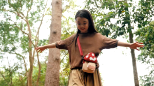 Túi Đeo Chéo Trẻ Em Mushroom Bag Zoyzoii B39 – Túi Nấm Dễ Thương Cho Bé Gái Bé Trai Nhẹ An Toàn Đi Chơi Du Lịch