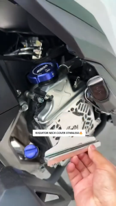 HOTSPEED Radiator Neck Cover Full CNC For Click 125i 150i ADV PCX150 Motorcycle Water Tank Top Panel