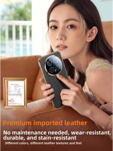 SUOYIN | Leather Phone Case for Honor Magic8 Pro Full Camera Protection Shockproof Business Style