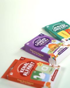 Family Kartu Pra Membaca Rintik Publishing|Terdapat 3 Pack Kartu