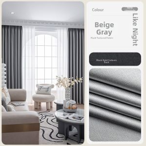 CHAOLIANSHE | 2026 New Blackout Thermal Insulation Curtains Modern Minimalist