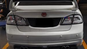 HONDA CIVIC FD 2006 - 2011 DYNAMIC LIGHT BAR TAIL LMAP TAILLAMP  (SMOKE WHITE RED)
