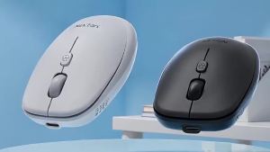 Lightweight Silent Dual Mode Wireless Mouse NexusClick Rechargeable 6-Speed Adjustable DPI 500mAh Large Battery Work Without Mou