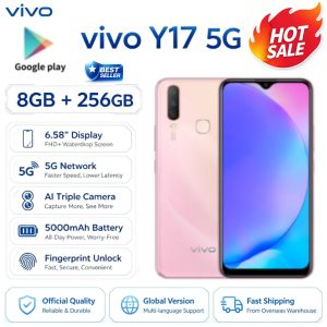 vivo | Hot Sale 2026 Authentic VIVO Y17 Global Unlocked Android Cellphone 8GB+256GB Storage Triple Rear Camera 5000mAh Large‑Capacity