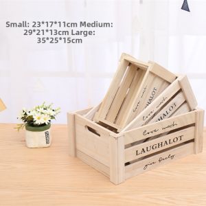 GUANGMANZHI | Retro Fruit Storage Wooden Box
