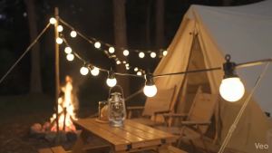 Outdoor Camp Lights Bulbs 23M G50 Waterproof Garland String LED Fairy Lights Tent Decoration Christmas Party Wedding Ornament