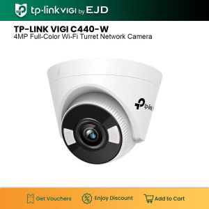 tp-link VIGI C440-W 4MP Full-Color Wi-Fi Turret Network Camera | TP-Link VIGI by EJD