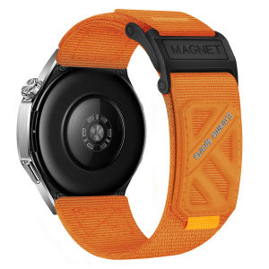 22mm Huawei Nylon Band for Watch GT 6/5/4 GT4 46mm Magnetic Buckle Compatible with Huawei Watch 4 GT3/2 46mm Band
