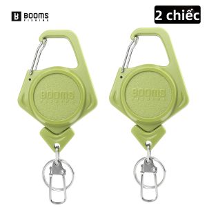Booms Fishing | Dây Đeo Thẻ Rút Tự Động Booms Fishing XW80 2 Chiếc Móc Khóa 70cm Phụ Kiện Câu Cá Biển.