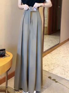 Elegant Stand Collar Fly Sleeve Wide Leg Pants Two Piece Set Single Piece Summer New Style Ladylike Fashion Outfit