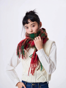 Semir | Khăn Quàng Cổ Đôi Họa Tiết Caro Cổ Điển