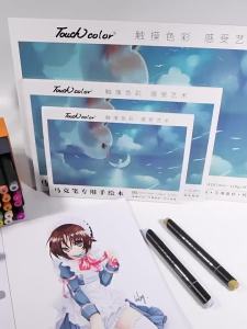 A3/A4/B5 Marker หนังสือภาพวาดพิเศษ120G หนา30หน้าศิลปิน Art Animation Graffiti Hand-Drawn Design ภาพวาด Sketchbook