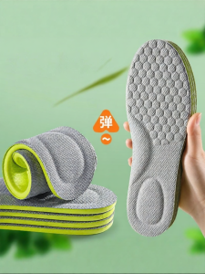 ZUYINBULUO | Antibacterial Deodorizing Sweat Absorbing Mens Shoe Insoles