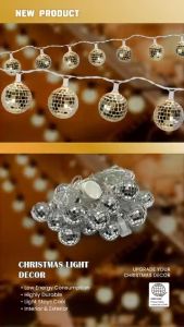 Mabuhay Star Christmas Bubble Ball Light Decor for Outdoor/Indoor - Low Energy Consumption & Highly Durable - Decoration Ornaments