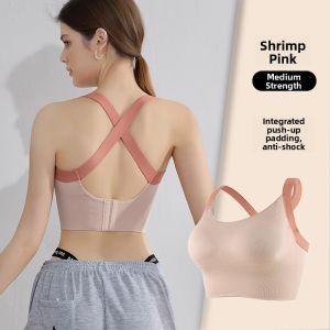 Miiow | High Intensity Sports Bra Womens Anti Shock Running Bra Yoga Fitness Vest Style Underwear Comfortable Nylon Fabric Full Cup